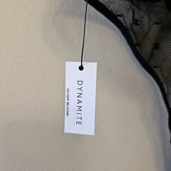 Dynamite Lace Black Bodysuit Size Small NWT - Picture 5 of 6